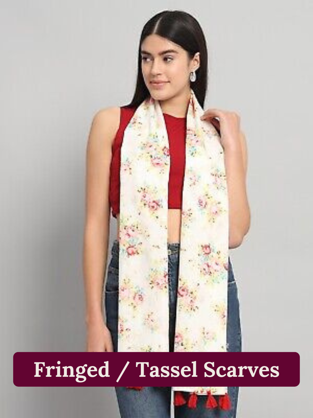 Fringed Tassel Scarves