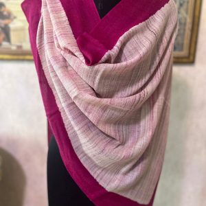 Shop the Magenta Wool Brush Paint Pashmina Shawls by Savita Shawls — soft, luxurious, and artistically handcrafted for timeless elegance and style.