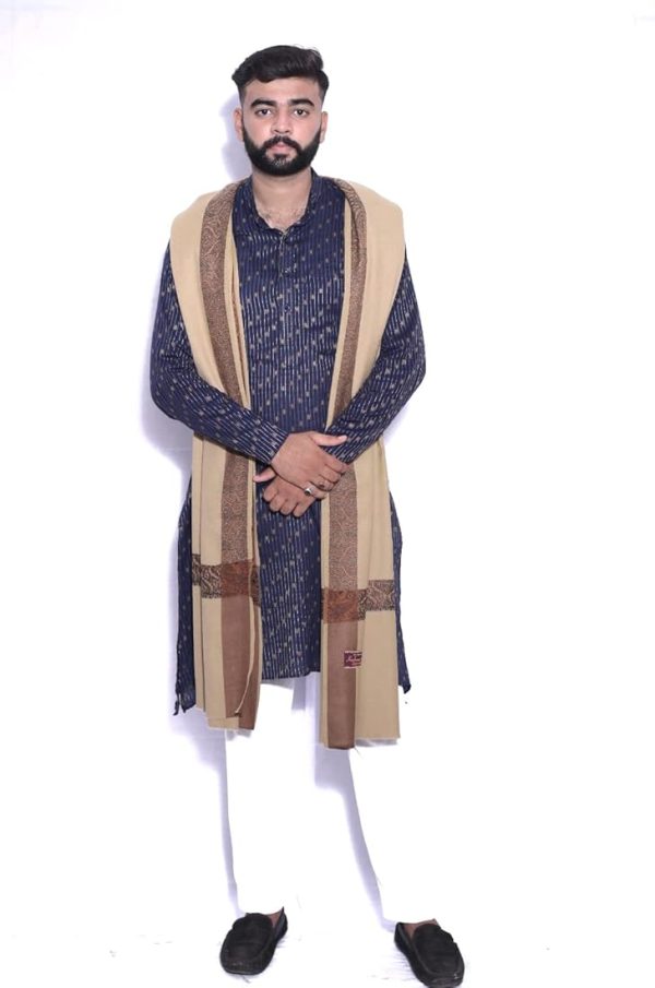 Elegant Beige Viscose Reversible Stole, Plain Design, Wholesale & Bulk Supplier