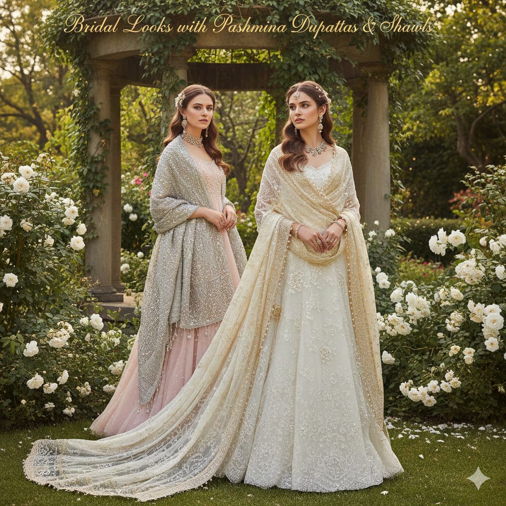 bridal pashmina shawls