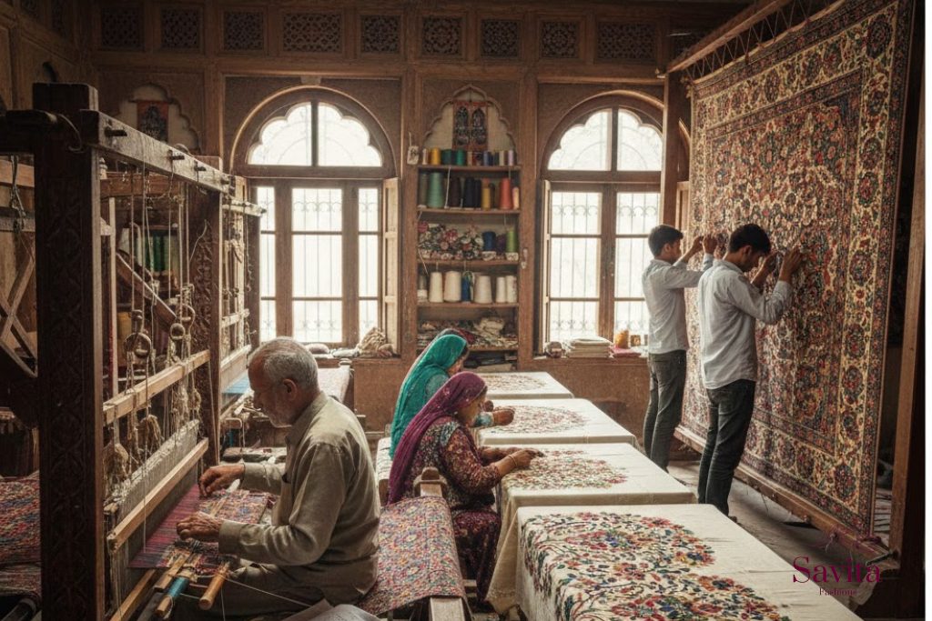Kashmiri Weaving Techniques