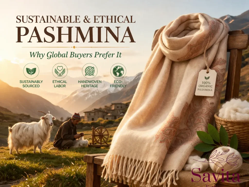 sustainable pashmina shawls