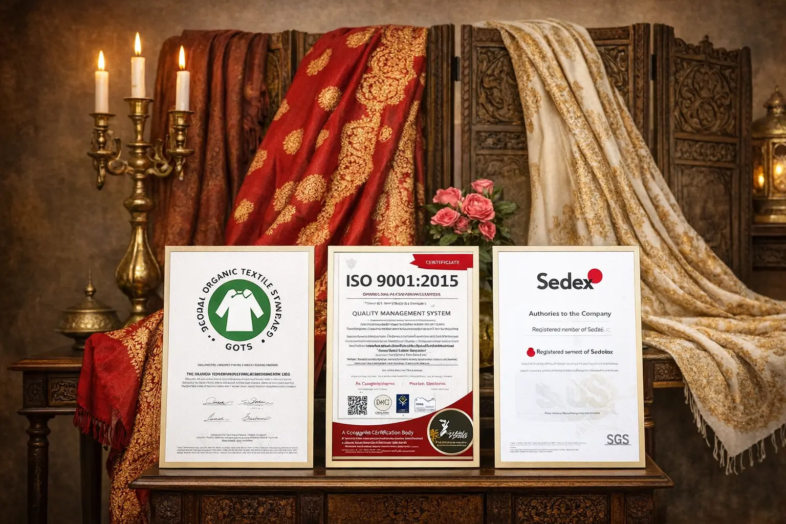 Quality certifications for premium exports