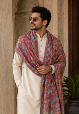 Mens Pashmina Shawl - Savita Shawls