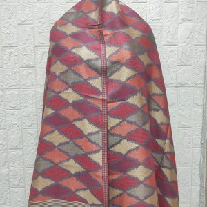 Fine Wool Zari Chevron Pattern Stole for Women | 70 x 200 cms | Savita Shawls