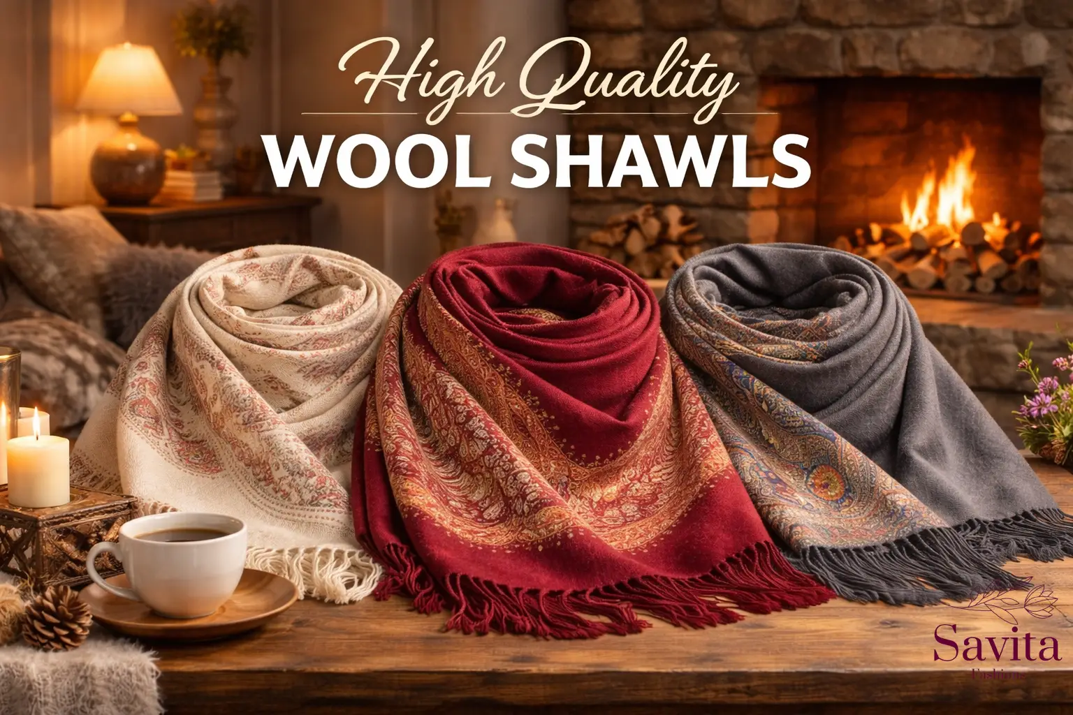high quality wool shawls