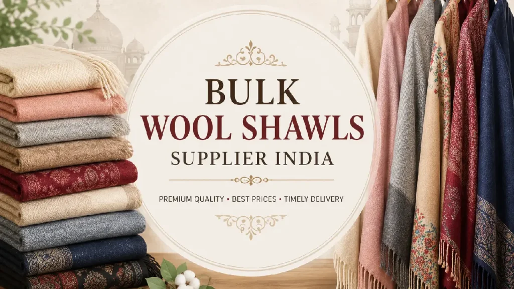 bulk wool shawls supplier India