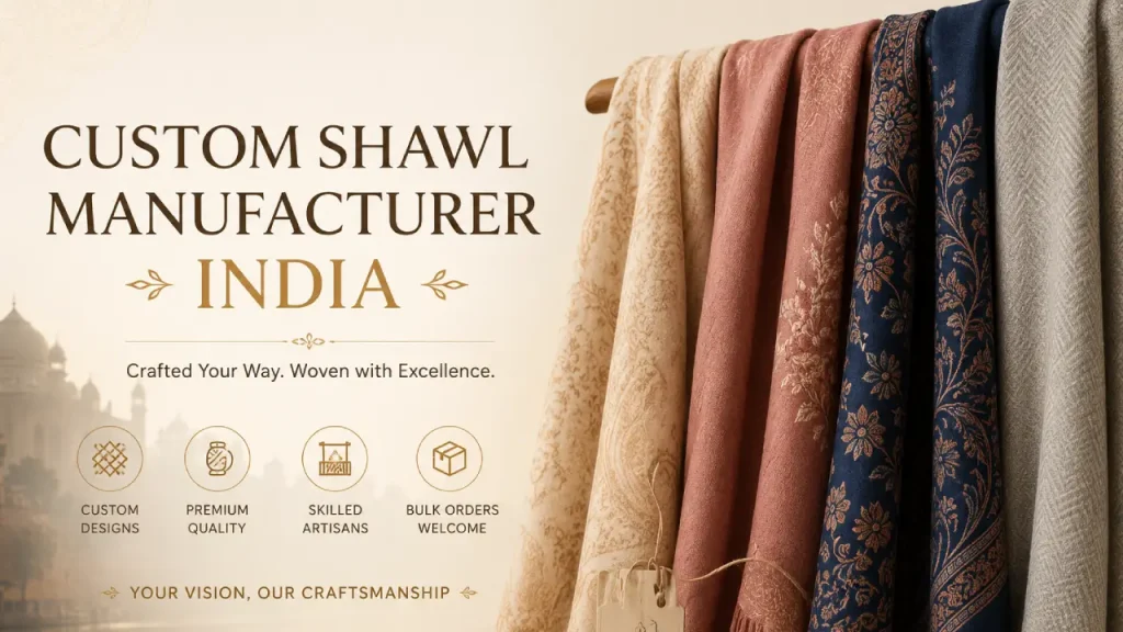custom shawl manufacturer India