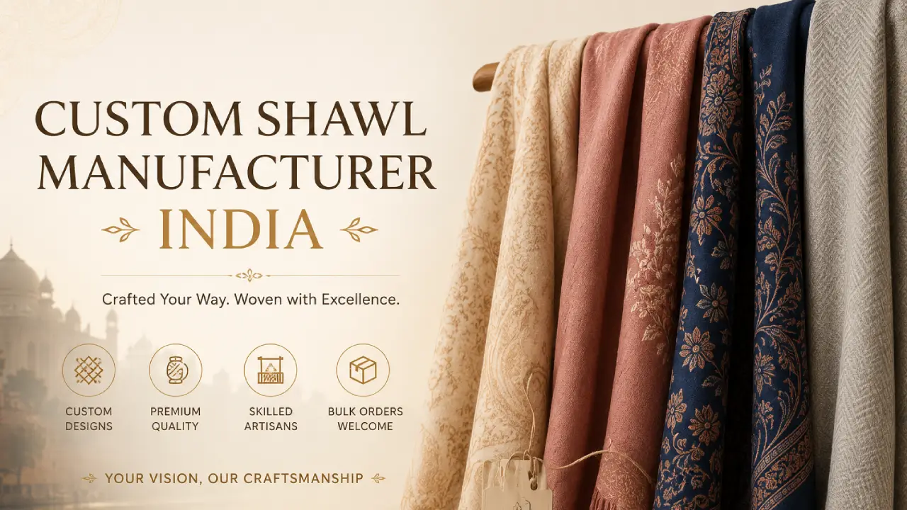 custom shawl manufacturer India