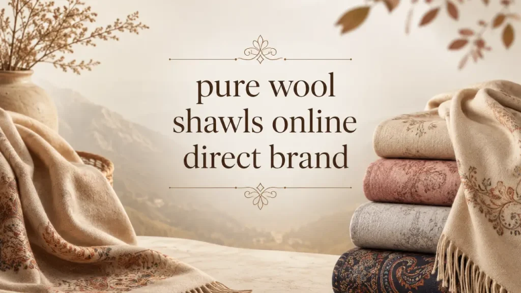 pure wool shawls online direct brand