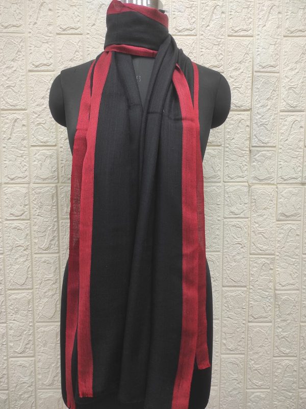 Fine Wool Silk Kandi Border Stole Manufacturer & Exporter Globally