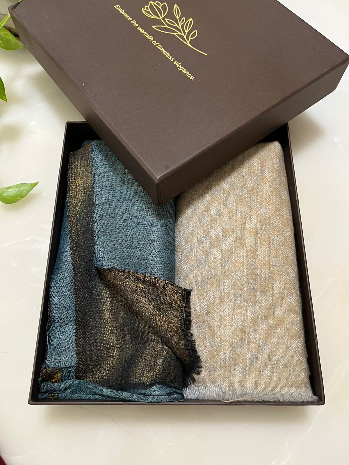 Kani heritage wedding favour gift set in a rigid box
