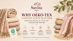 Oeko-Tex certified shawl supplier