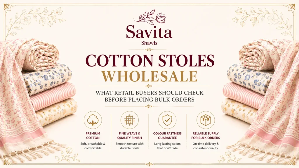 cotton stoles wholesale supplier