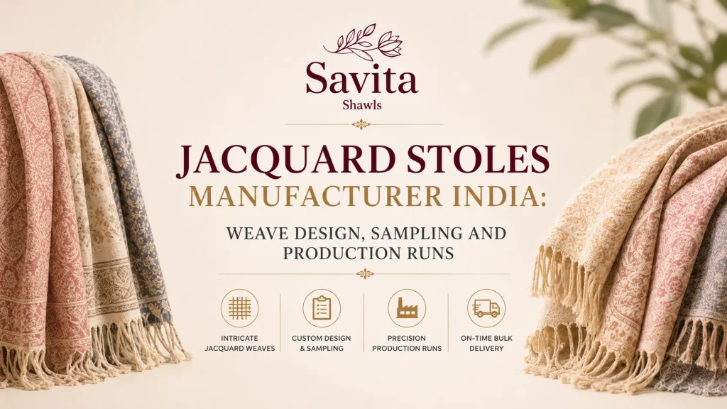 jacquard stoles manufacturer India