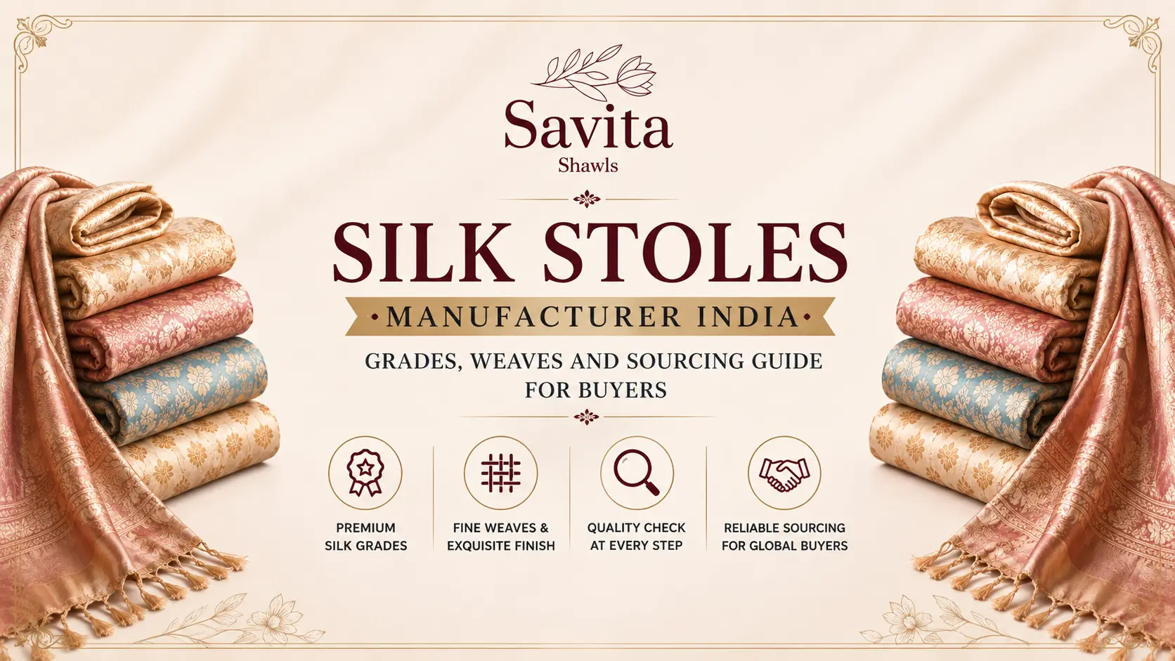silk stoles manufacturer India