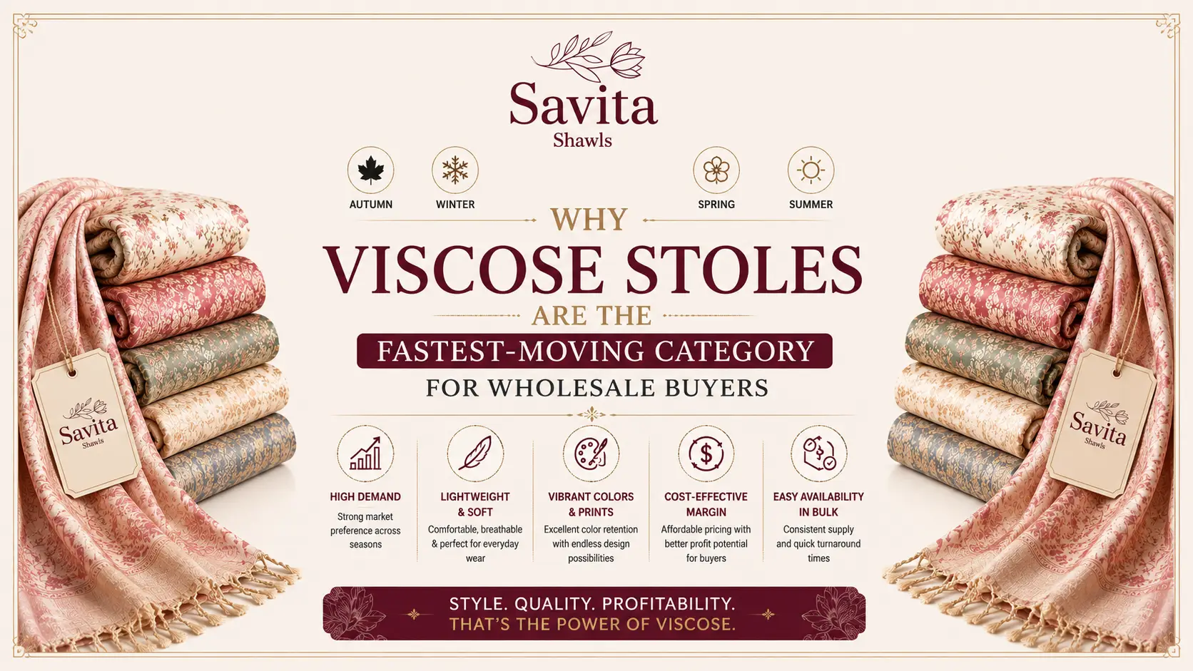 viscose stoles manufacturer India