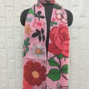Fine Wool Digital Print Stole | Wholesale Manufacturer,