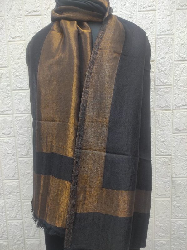 Fine Wool Zari Border Stole | Wholesale Manufacturer