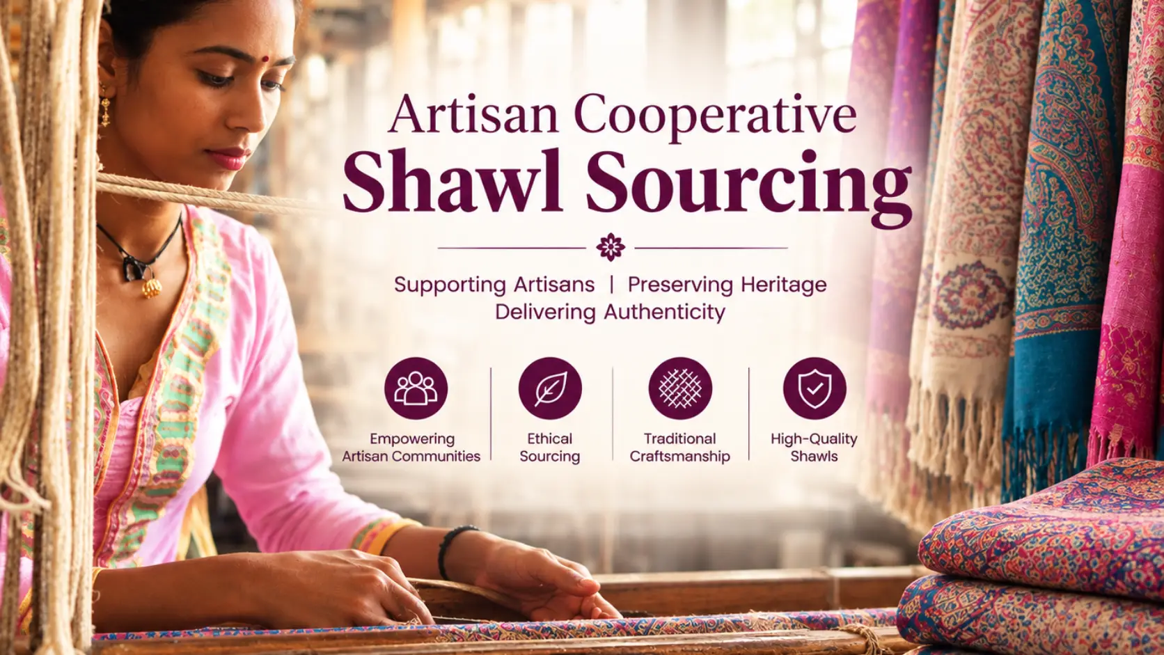 artisan cooperative shawl sourcing