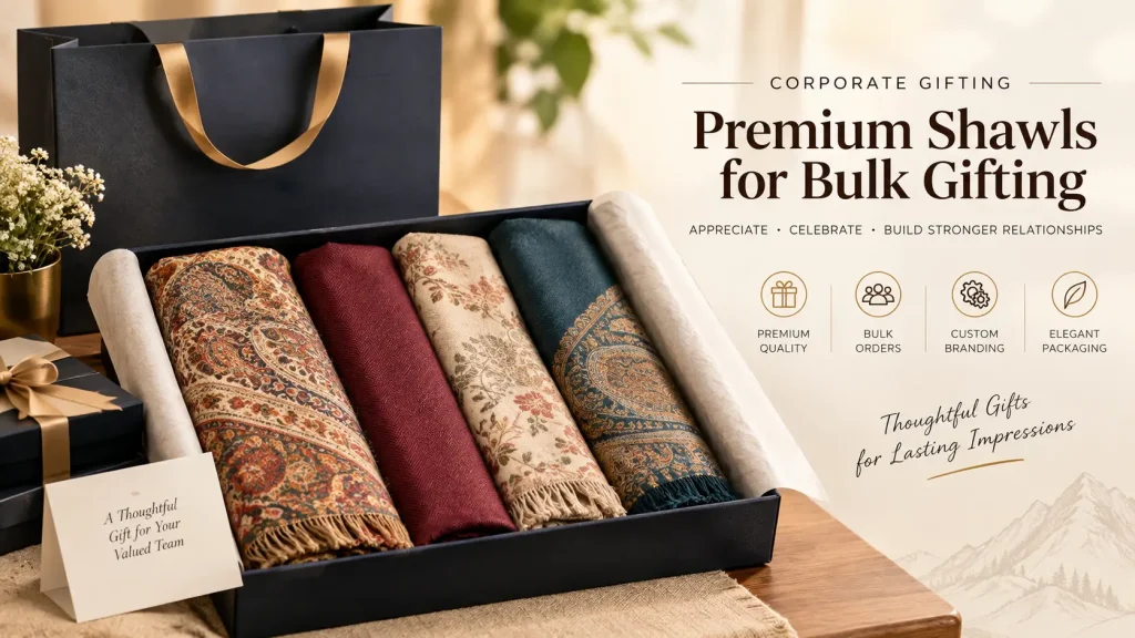 corporate gifting shawls bulk