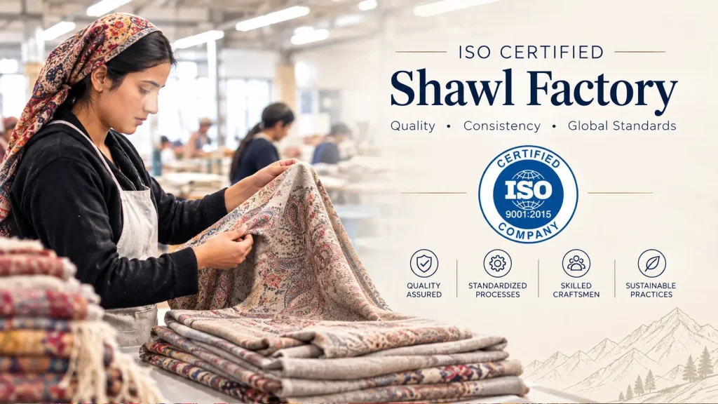 iso certified shawl factory
