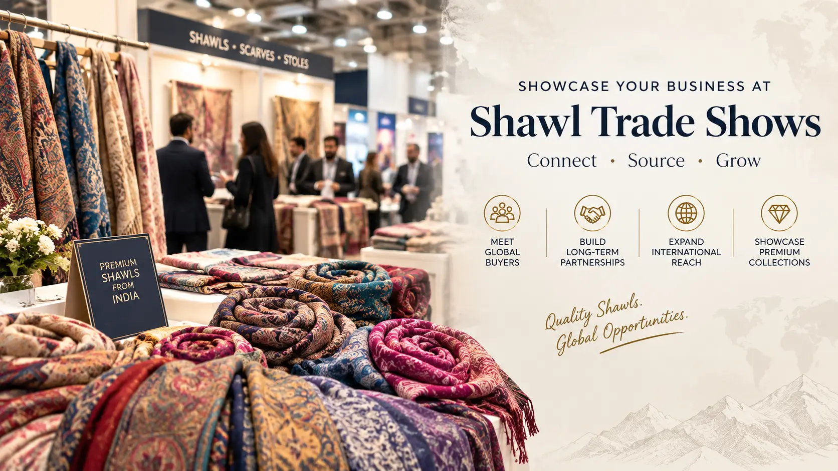 shawl trade shows India