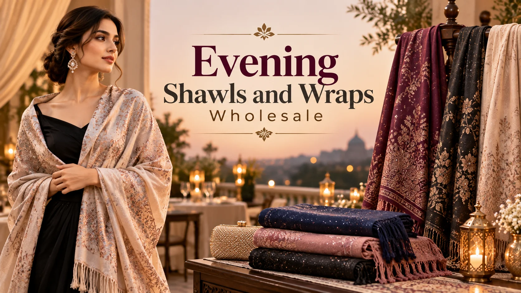 Evening Shawls and Wraps Wholesale
