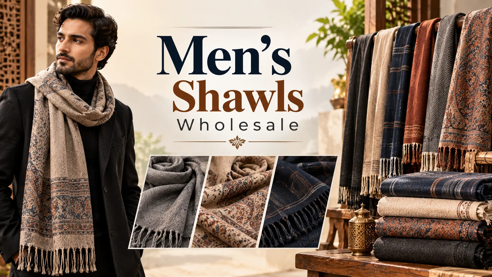 Men's Shawls Wholesale