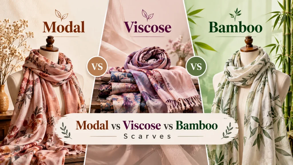 Modal vs Viscose vs Bamboo Scarves