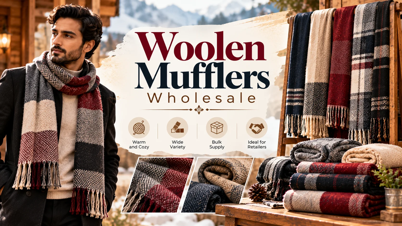 Woolen Mufflers Wholesale