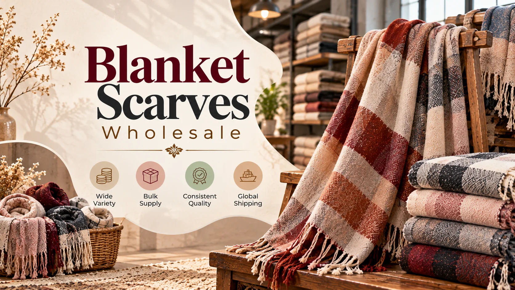 blanket scarves wholesale