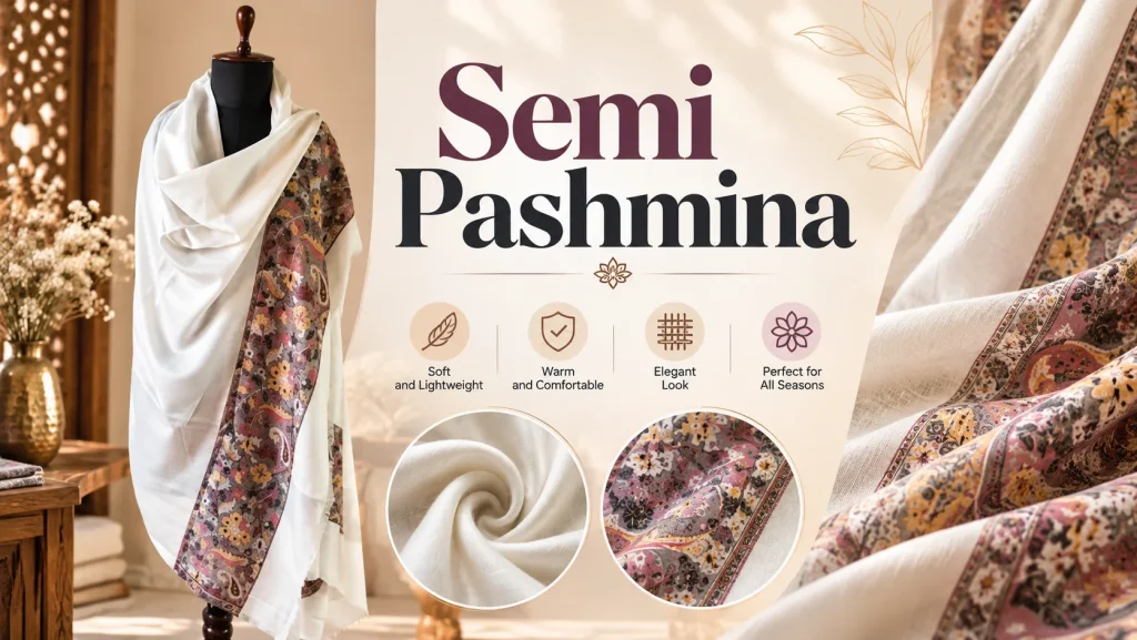 semi pashmina